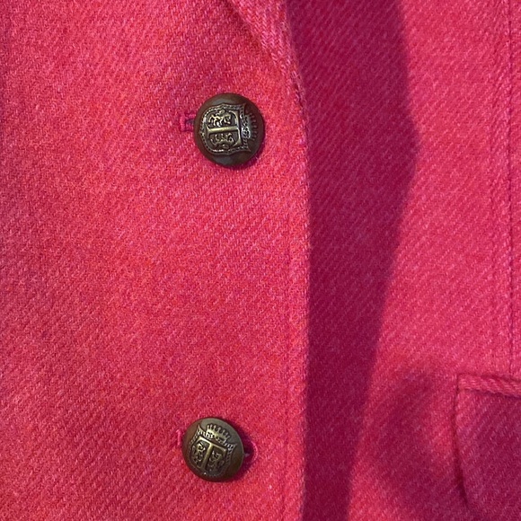 Pink Talbots Aberdeen wool blazer suit jacket. EUC. Size 10 - Picture 2 of 6